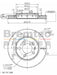 Bremtec Euro-Line Disc Brake Rotor (Pair) 256mm BDR10190EL Discs Bremtec - Micks Gone Bush