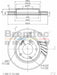 Bremtec Euro-Line Disc Brake Rotor (Pair) 259.9mm BDR10350EL Discs Bremtec - Micks Gone Bush