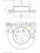 Bremtec Euro-Line Disc Brake Rotor (Pair) 275.8mm BDR10380EL Discs Bremtec - Micks Gone Bush