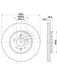 Bremtec Euro-Line Disc Brake Rotor (Single) 284mm BDR10670EL Discs Bremtec - Micks Gone Bush