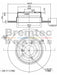 Bremtec Euro-Line Disc Brake Rotor (Single) 323.8mm BDR11300EL Discs Bremtec - Micks Gone Bush