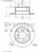 Bremtec Euro-Line Disc Brake Rotor (Single) 271.80mm BDR13270EL Discs Bremtec - Micks Gone Bush
