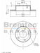 Bremtec Euro-Line Disc Brake Rotor (Single) 244.70mm BDR13580EL Discs Bremtec - Micks Gone Bush