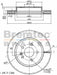 Bremtec Euro-Line Disc Brake Rotor (Pair) 302.8mm BDR13590EL Discs Bremtec - Micks Gone Bush