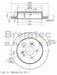 Bremtec Euro-Line Disc Brake Rotor (Single) 284.80mm BDR13600EL Discs Bremtec - Micks Gone Bush