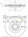 Bremtec Euro-Line Disc Brake Rotor (Single) 312.00mm BDR13810EL Discs Bremtec - Micks Gone Bush