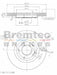 Bremtec Euro-Line Disc Brake Rotor (Pair) 275.90mm BDR14210EL Discs Bremtec - Micks Gone Bush