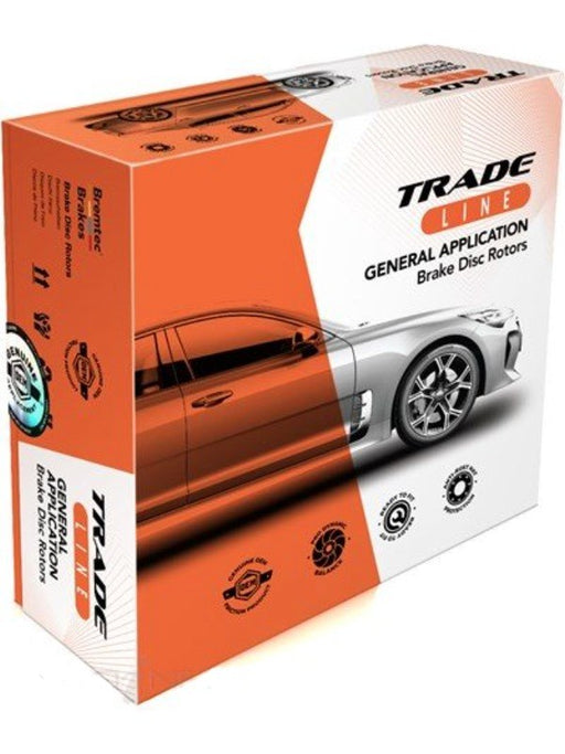 2 x Bremtec Trade-Line Disc Brake Rotor 296mm BDR14287TL Discs Bremtec - Micks Gone Bush