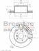 Bremtec Euro-Line Disc Brake Rotor (Single) 297.2mm BDR14450EL Discs Bremtec - Micks Gone Bush