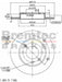 Bremtec Euro-Line Disc Brake Rotor (Pair) 246.7mm BDR14930EL Discs Bremtec - Micks Gone Bush