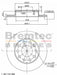 Bremtec Euro-Line Disc Brake Rotor (Pair) 244.7mm BDR15230EL Discs Bremtec - Micks Gone Bush