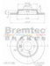 Bremtec Euro-Line Disc Brake Rotor (Pair) 279.9mm BDR15250EL Discs Bremtec - Micks Gone Bush