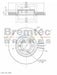 Bremtec Euro-Line Disc Brake Rotor (Pair) 312mm BDR15400EL Discs Bremtec - Micks Gone Bush