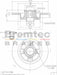 Bremtec Euro-Line Disc Brake Rotor (Single) 274mm BDR15660EL Discs Bremtec - Micks Gone Bush