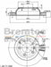 Bremtec Euro-Line Disc Brake Rotor (Single) 329.7mm BDR16120EL Bremtec - Micks Gone Bush