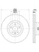 Bremtec Euro-Line Disc Brake Rotor (Pair) 345mm BDR16136EL Discs Bremtec - Micks Gone Bush