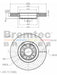 Bremtec Euro-Line Disc Brake Rotor (Single) 315.70mm BDR16140EL Discs Bremtec - Micks Gone Bush