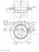 Bremtec Euro-Line Disc Brake Rotor (Pair) 300mm BDR16340EL Discs Bremtec - Micks Gone Bush