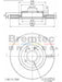 Bremtec Euro-Line Disc Brake Rotor (Pair) 300mm BDR16410EL Discs Bremtec - Micks Gone Bush