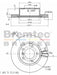 Bremtec Euro-Line Disc Brake Rotor (Pair) 291.8mm BDR16460EL Discs Bremtec - Micks Gone Bush