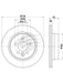 Bremtec Euro-Line Disc Brake Rotor (Single) 276mm BDR16830EL Discs Bremtec - Micks Gone Bush