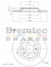 Bremtec Euro-Line Disc Brake Rotor (Pair) 289.8mm BDR16880EL Discs Bremtec - Micks Gone Bush