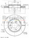 Bremtec Euro-Line High Grade Disc Brake Rotor (Pair) 293.7mm BDR17080ELH Discs Bremtec - Micks Gone Bush