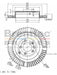 Bremtec Euro-Line Disc Brake Rotor (Pair) 350mm BDR17150EL Discs Bremtec - Micks Gone Bush
