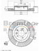 Bremtec Euro-Line Disc Brake Rotor (Single) 337.40mm BDR17160EL Discs Bremtec - Micks Gone Bush