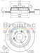 Bremtec Euro-Line Disc Brake Rotor (Pair) 296mm BDR17290EL Discs Bremtec - Micks Gone Bush