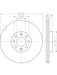 Bremtec Euro-Line Disc Brake Rotor (Pair) 284mm BDR17360EL Discs Bremtec - Micks Gone Bush