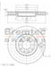 Bremtec Euro-Line Disc Brake Rotor (Pair) 305.3mm BDR17390EL Discs Bremtec - Micks Gone Bush