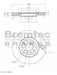 Bremtec Euro-Line Disc Brake Rotor (Pair) 330mm BDR17400EL Bremtec - Micks Gone Bush