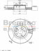 Bremtec Euro-Line Disc Brake Rotor (Single) 313.75mm BDR17420EL Discs Bremtec - Micks Gone Bush
