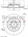 Bremtec Euro-Line Disc Brake Rotor (Pair) 301.7mm BDR17440EL Discs Bremtec - Micks Gone Bush