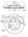 Bremtec Euro-Line Disc Brake Rotor (Pair) 276mm BDR17520EL Discs Bremtec - Micks Gone Bush