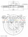 Bremtec Euro-Line Disc Brake Rotor (Pair) 301.5mm BDR17550EL Discs Bremtec - Micks Gone Bush