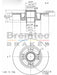 Bremtec Euro-Line Disc Brake Rotor (Single) 240.1mm BDR17620EL Discs Bremtec - Micks Gone Bush