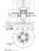 Bremtec Euro-Line Disc Brake Rotor (Single) 279.9mm BDR17640EL Discs Bremtec - Micks Gone Bush