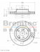 Bremtec Euro-Line Disc Brake Rotor (Pair) 330mm BDR17880EL Discs Bremtec - Micks Gone Bush