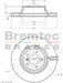 Bremtec Euro-Line Disc Brake Rotor (Single) 347.90mm BDR17920EL Discs Bremtec - Micks Gone Bush