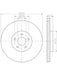 Bremtec Euro-Line Disc Brake Rotor (Pair) 320mm BDR18000EL Discs Bremtec - Micks Gone Bush
