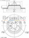 Bremtec Euro-Line Disc Brake Rotor (Pair) 301.7mm BDR18100EL Discs Bremtec - Micks Gone Bush