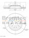 Bremtec Euro-Line Disc Brake Rotor (Pair) 309.9mm BDR18130EL Discs Bremtec - Micks Gone Bush