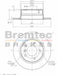 Bremtec Euro-Line Disc Brake Rotor (Single) 280.00mm BDR18140EL Discs Bremtec - Micks Gone Bush
