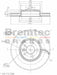 Bremtec Euro-Line Disc Brake Rotor (Single) 315.7mm BDR18280EL Discs Bremtec - Micks Gone Bush
