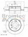 Bremtec Euro-Line Disc Brake Rotor (Pair) 258mm BDR18460EL Discs Bremtec - Micks Gone Bush