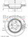 Bremtec Euro-Line Disc Brake Rotor (Single) 300.00mm BDR19140EL Discs Bremtec - Micks Gone Bush