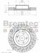 Bremtec Euro-Line Disc Brake Rotor (Single) 350mm BDR19150EL Bremtec - Micks Gone Bush