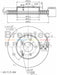 Bremtec Euro-Line Disc Brake Rotor (Pair) 295.2mm BDR19770EL Discs Bremtec - Micks Gone Bush
